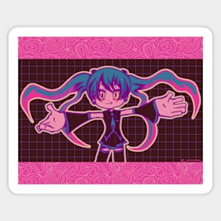 Anime cartoony 22 Sticker